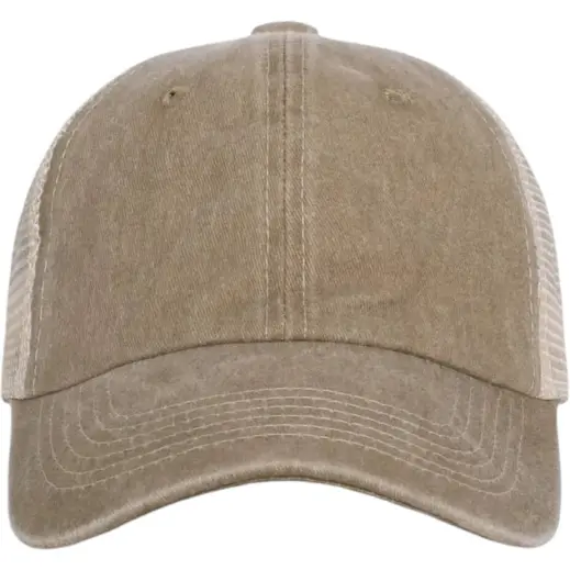 FWRD Camper Trucker Cap Khaki-Khaki Front